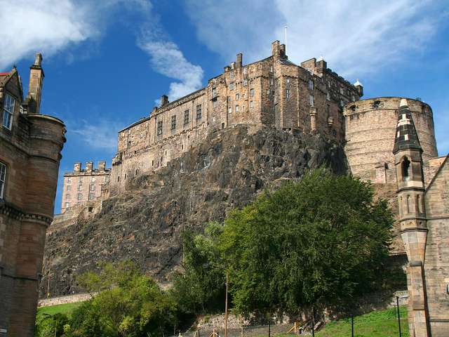 Замок Эдинбург, Шотландия, Великобритания
